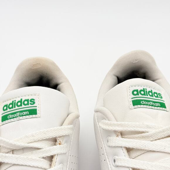 Adidas Advantage Cloudfoam White Green - Size 10.5 main image 4